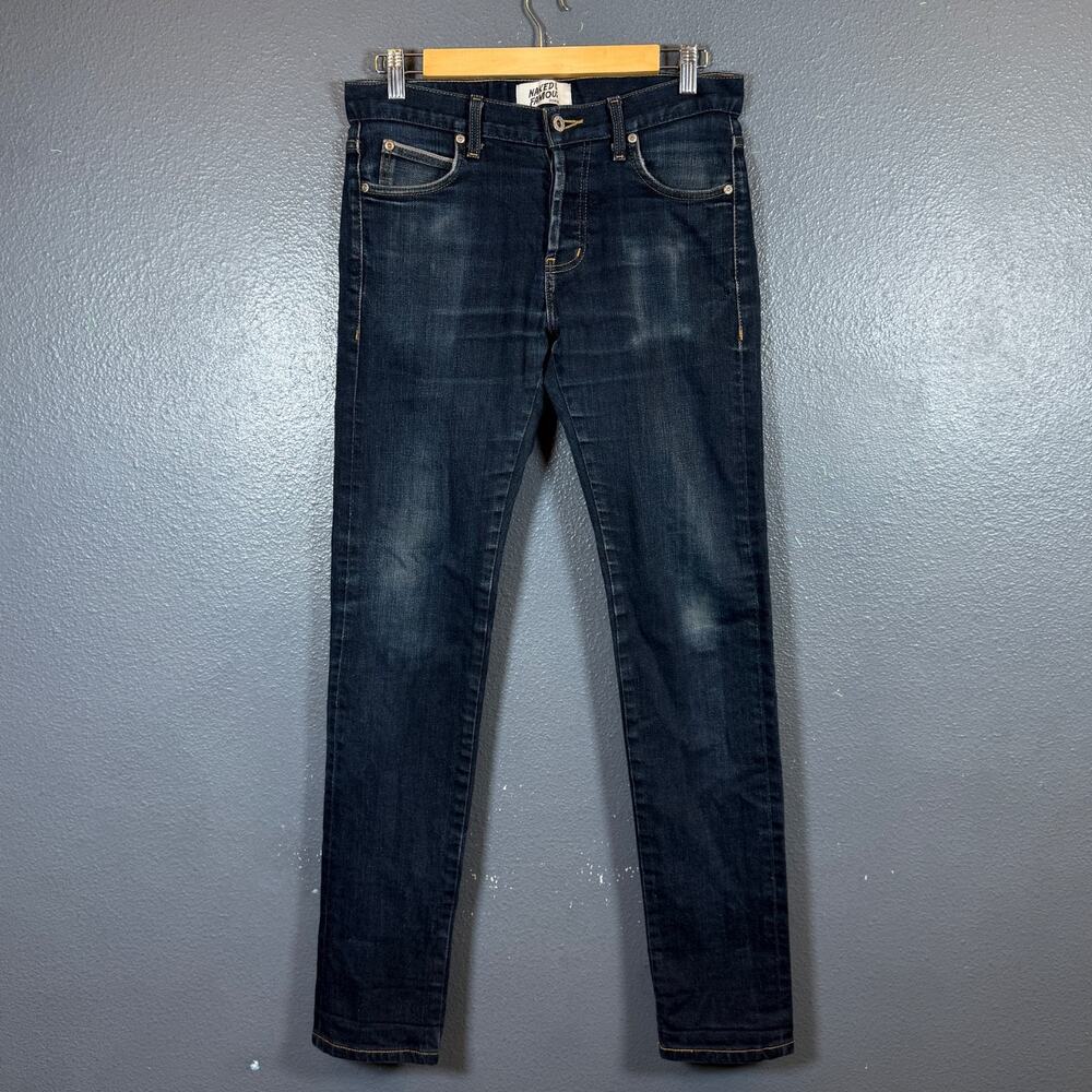 Naked & Famous 31/32 men’s Selvedge blue SUPER GUY denim jeans pants